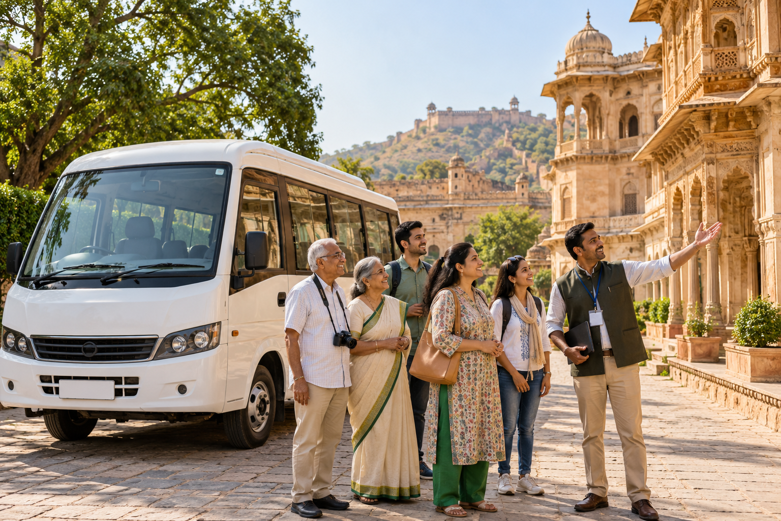 Representative group tours travel scene